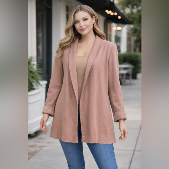 Blush Pink Blazer - Picture 1 of 4